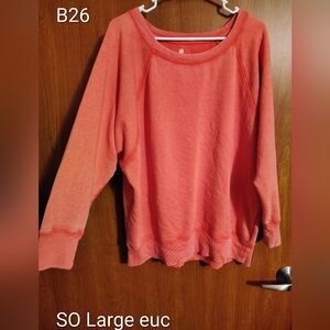 SO Coral Pink Crewneck Sweatshirt